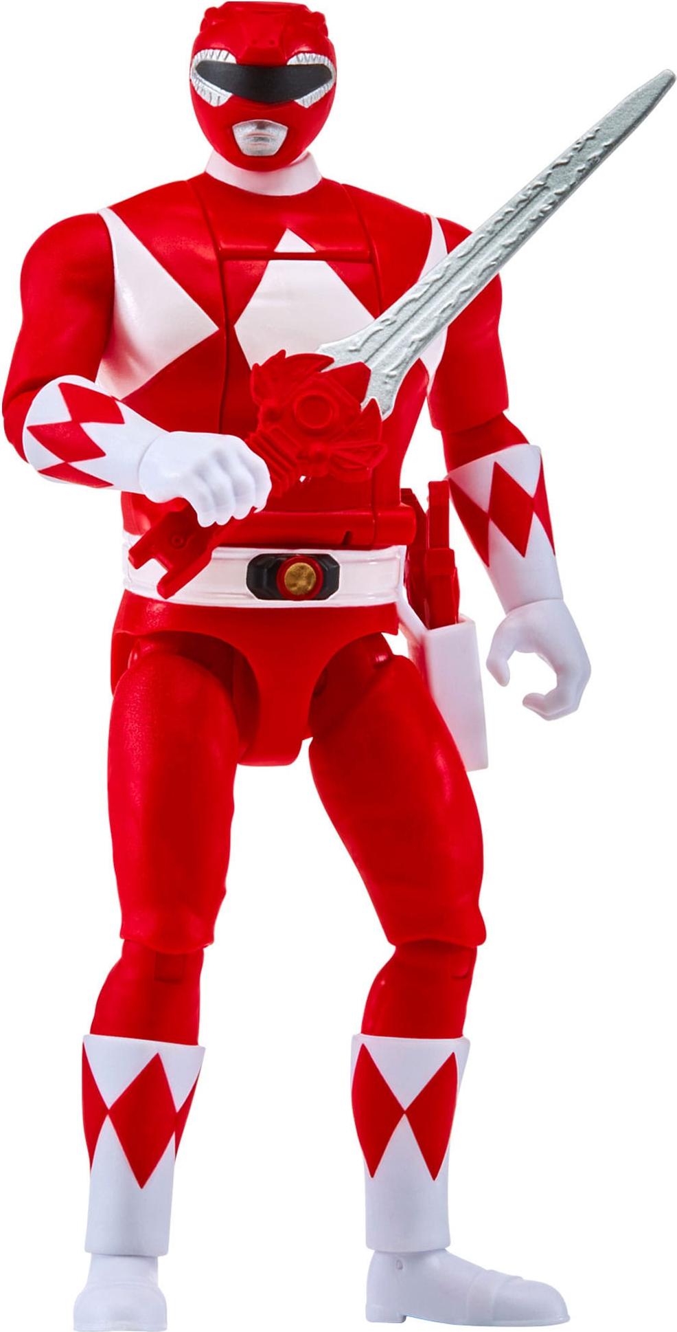 Playmates Power Rangers Mighty Morphin Red Ranger Auto-morphin Figur 12 Cm One Size PLA40151
