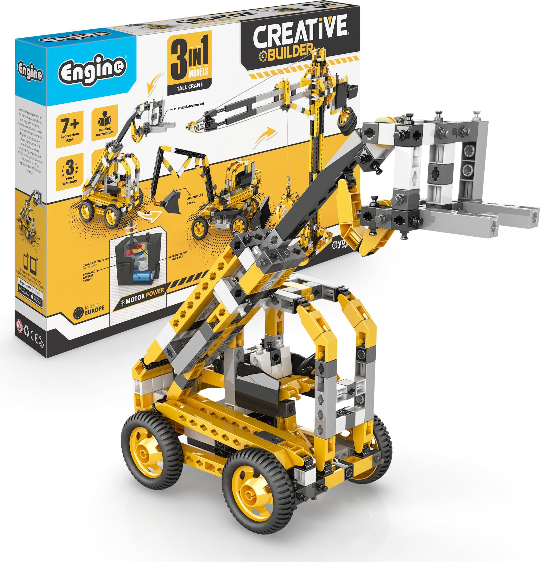 ENGINO CREATIVE BUILDER set Stavebné stroje