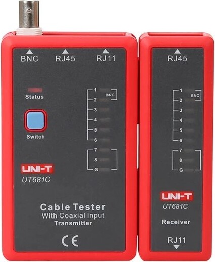 UNI-T Netzwerk Rj45 & Telefon Rj11 & Bnc Kabel Tester Ut681c