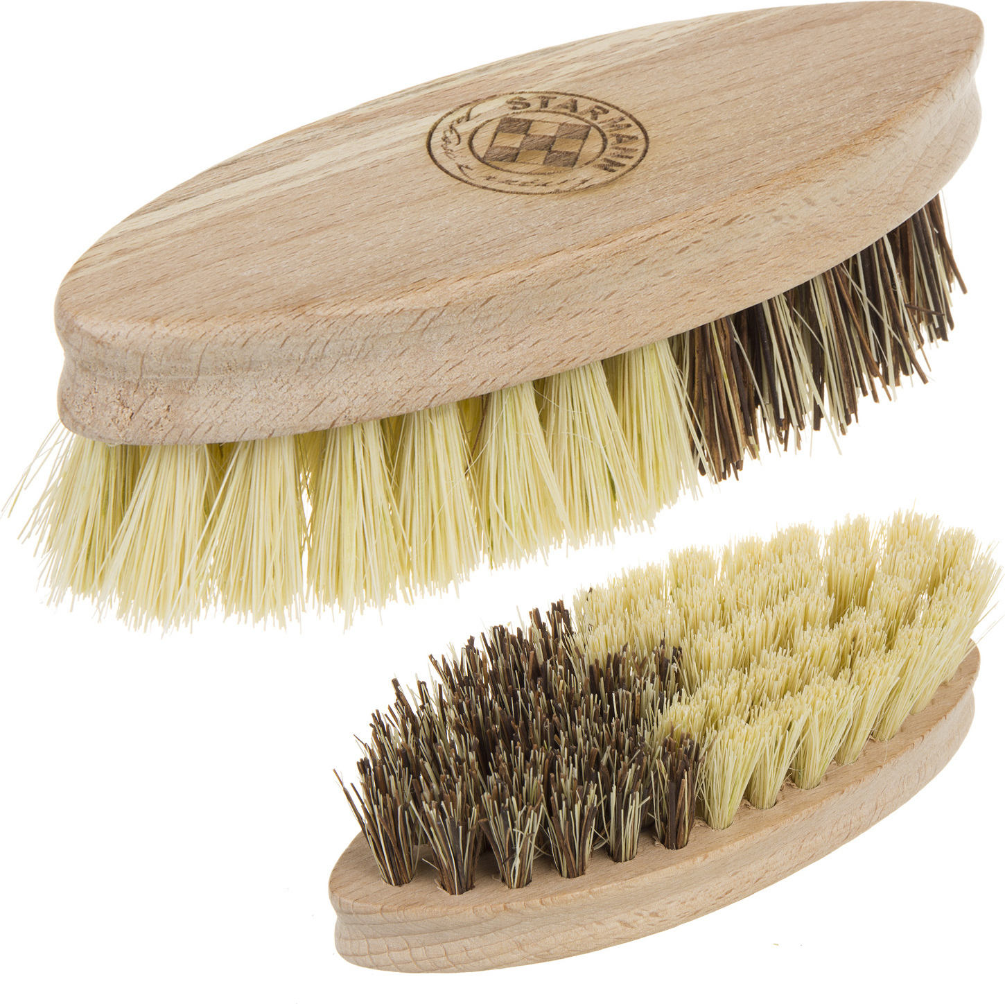 Sonstige Gemüsebürste aus Buchenholz und Zwei Borstenarten Tampico/Union Reinigungsbürste für Gemüse Scheuerbürste Naturborsten 020601594