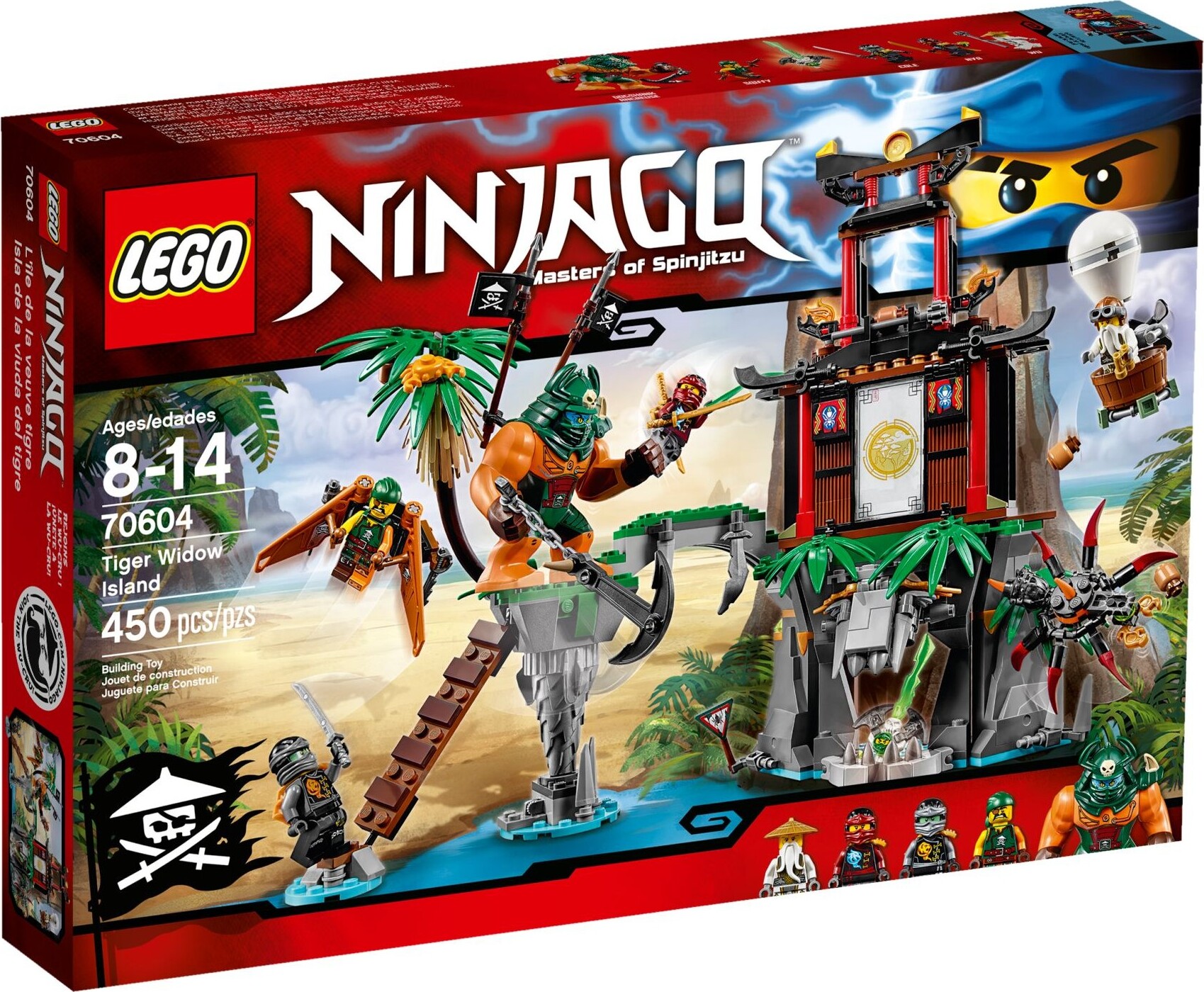 LEGO NINJAGO - 70604 Schwarze Witwen - Insel
