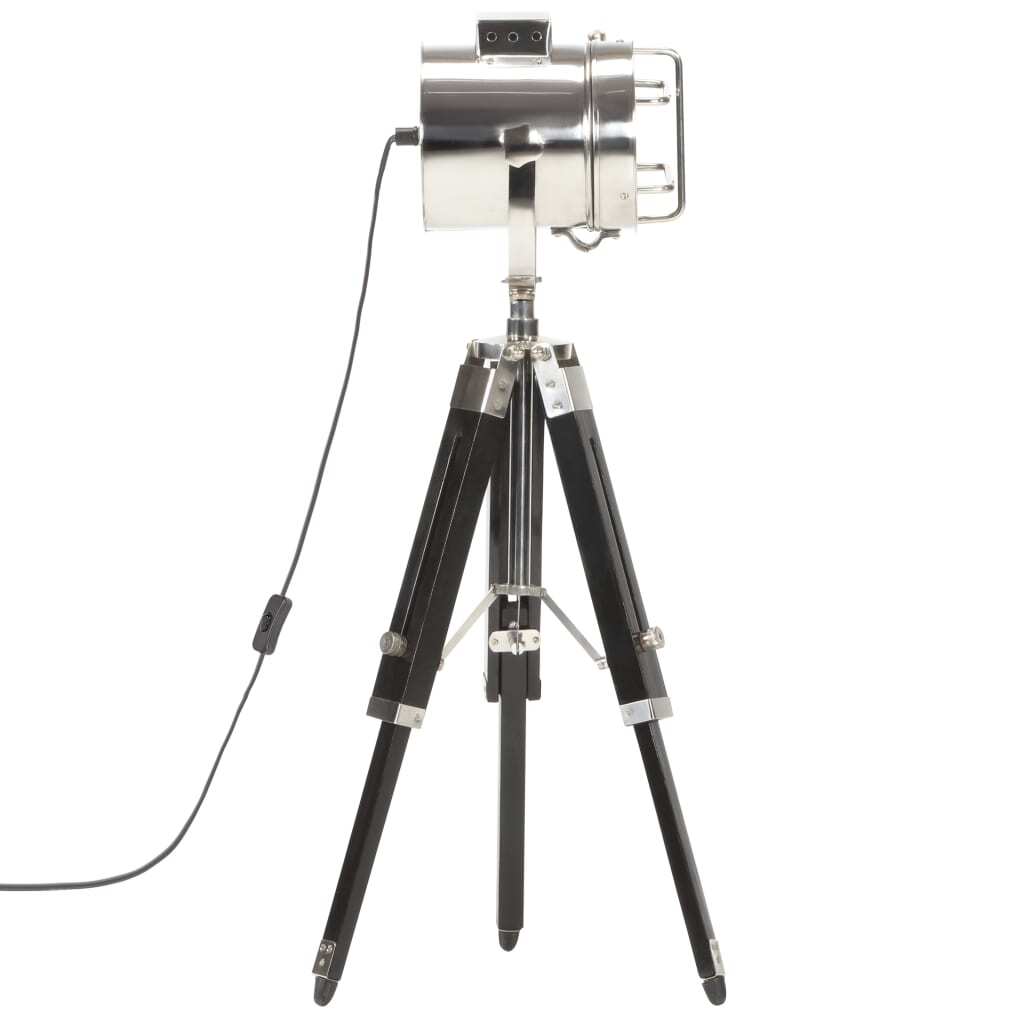 vidaXL Stativlampe Schwarz Mango Massivholz 69 cm 286108