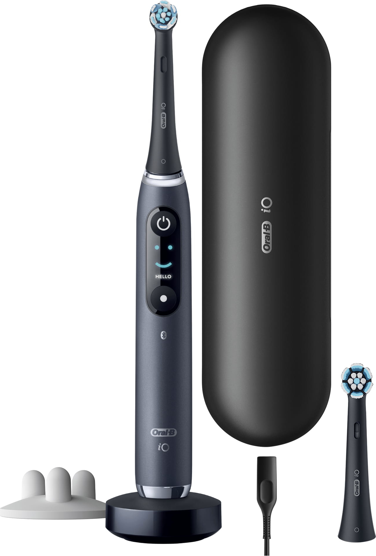 Oral B Oral-B iO 9S rotačná oscilačná zubná kefka pre dospelých čierna