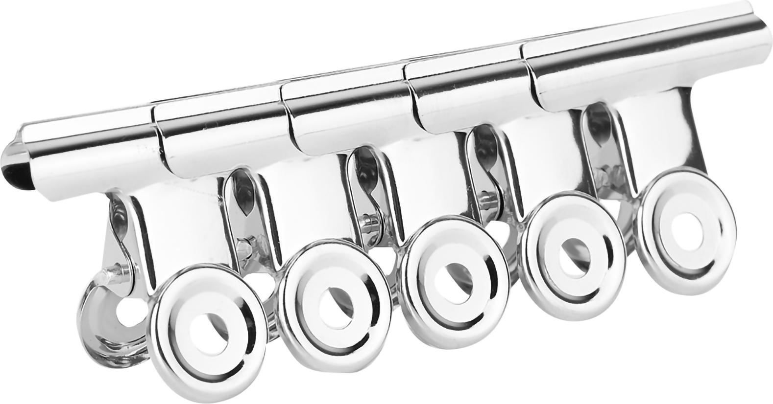 Gistuch 5 Stück Edelstahl Silber C Curve Nagelverlängerungsclips Multifunktionales Kunstzubehör