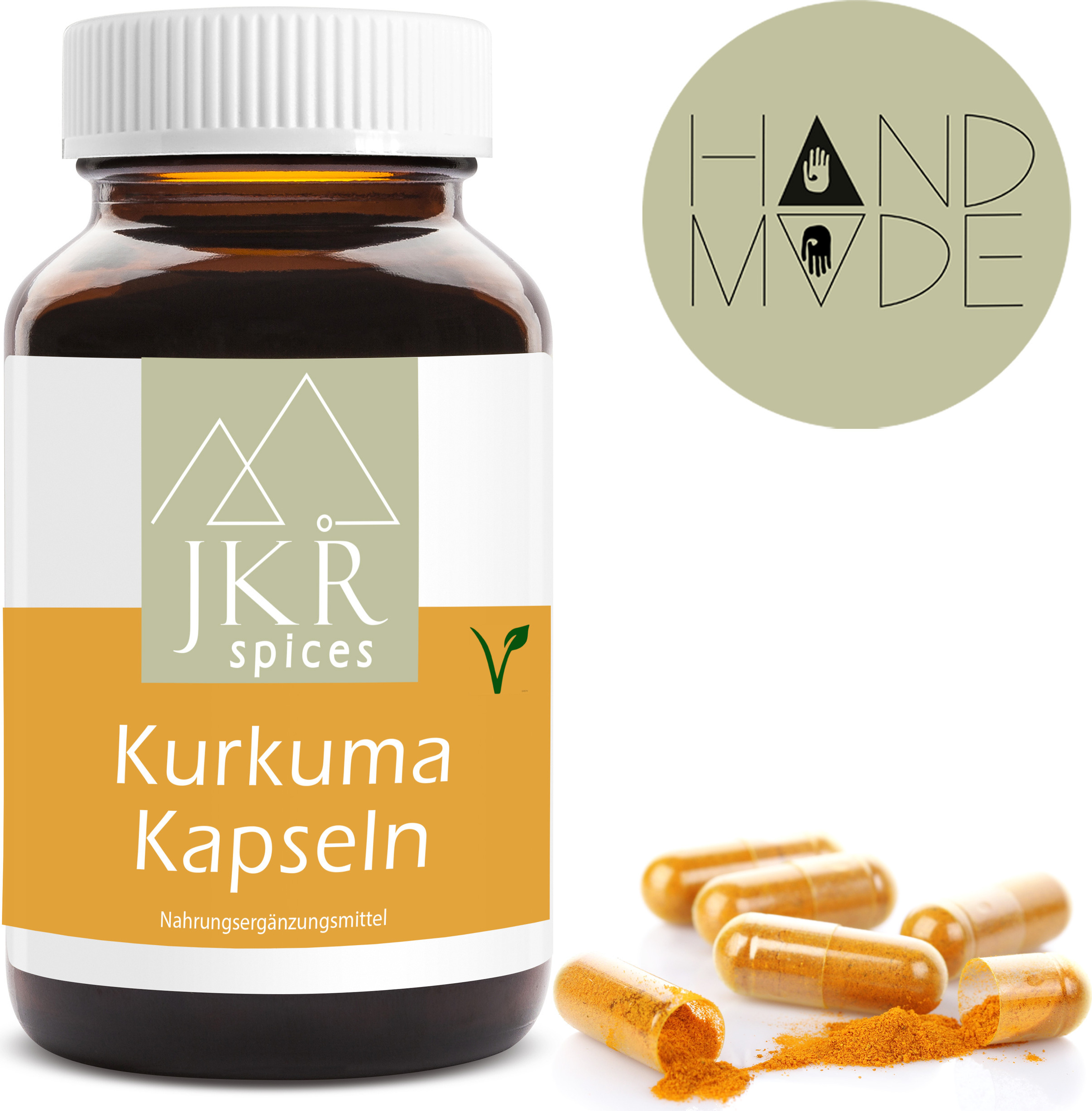 JKR Spices Kurkuma Kapseln 250 Stk JKR-Kurkuma-Kapseln-250Stk