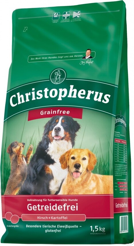 Christopherus Getreidefrei Hirsch&Kartoffel 4kg ALL302254
