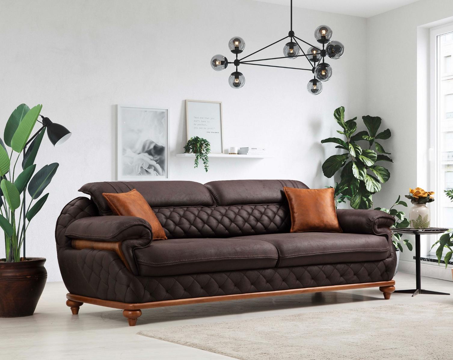 Wohnzimmer Polstersofas Modern Dreisitzer Sofa Couch Luxus Polster Möbel