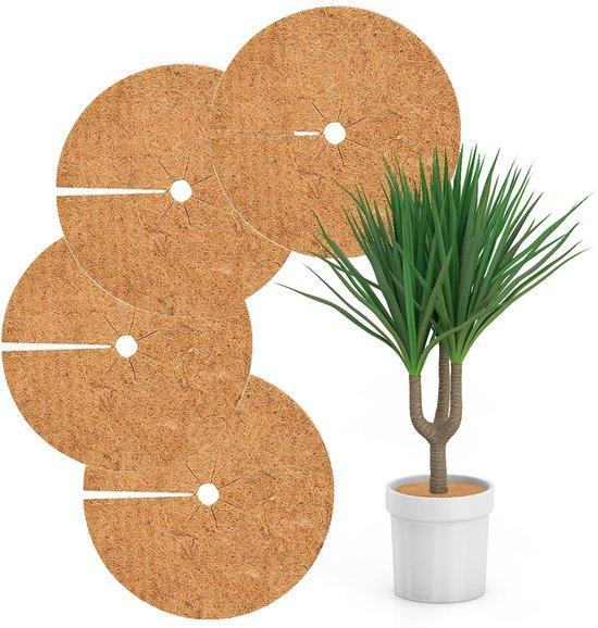 OEM 4 Stück Kokosmulch-Scheibe Ø37cm, Winterbeschutzschicht, Gewächsbeschutzung, Frostschutzschicht, Kälteschutzschicht 2026