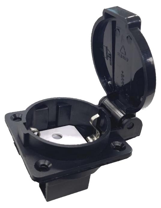 MATRIX Steckdose Typ E/F IP44 16A staubdicht, regensicher, Industriesteckdose E160600475-F6