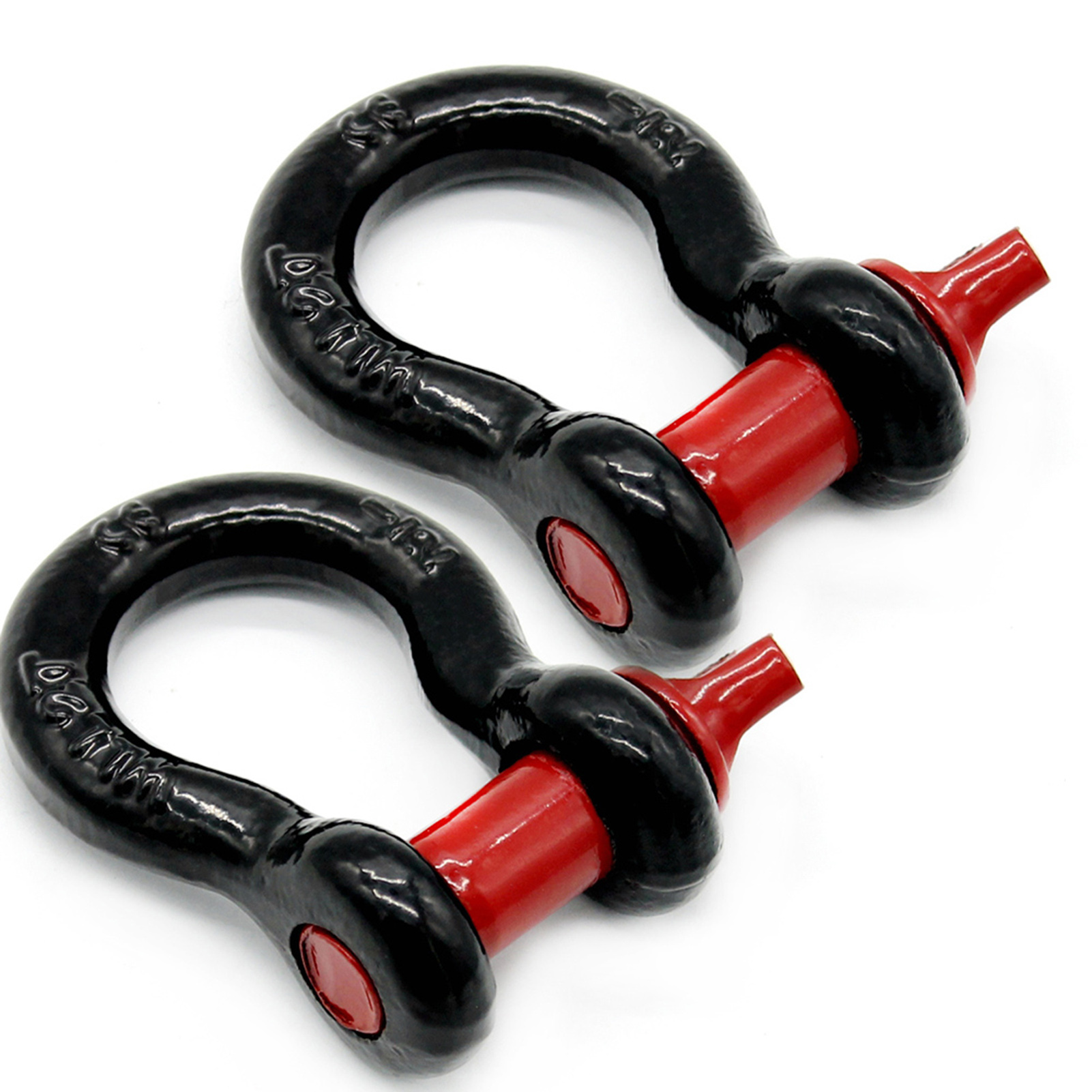 Cocosity Abschleppschäkel,D Ring Schäkel,Abschlepphaken,Bügelschäkel Isolator,2 Pack Abschleppring,Abschleppzubehör,für Geländewagen,Abschleppschäkel D Ring Schäkel Abschlepphaken Bügelschäkel Isolator 2 Pack Abschleppring