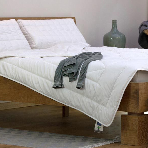 Billerbeck Baumwolldecke Organic CosiBaumwolle Uno medium, Füllung: 100% Baumwollfaser 135x200 cm CosiBaumwolle Nature