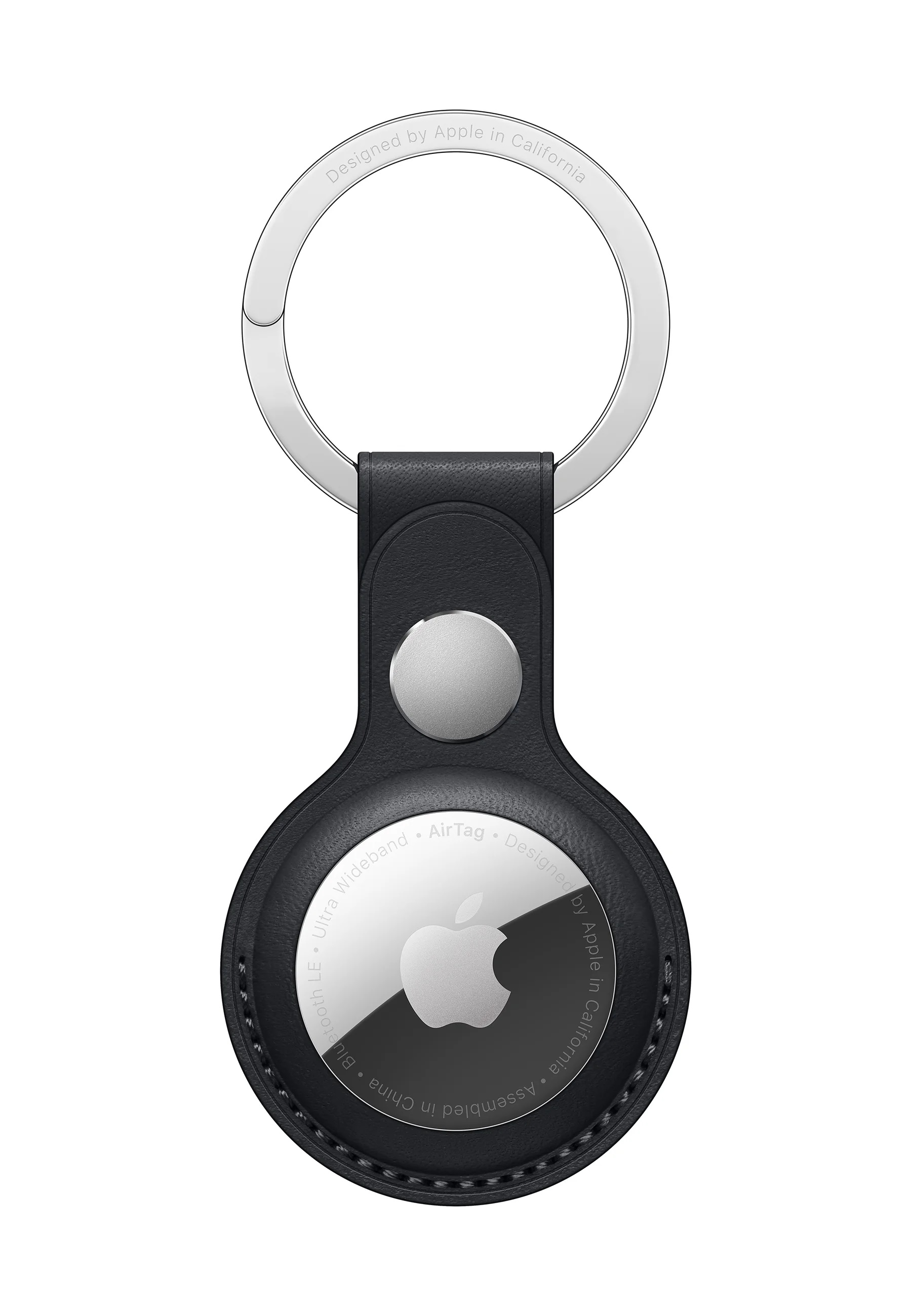 Apple AirTag Leather Key Ring - Midnight | Schlüsselanhänger