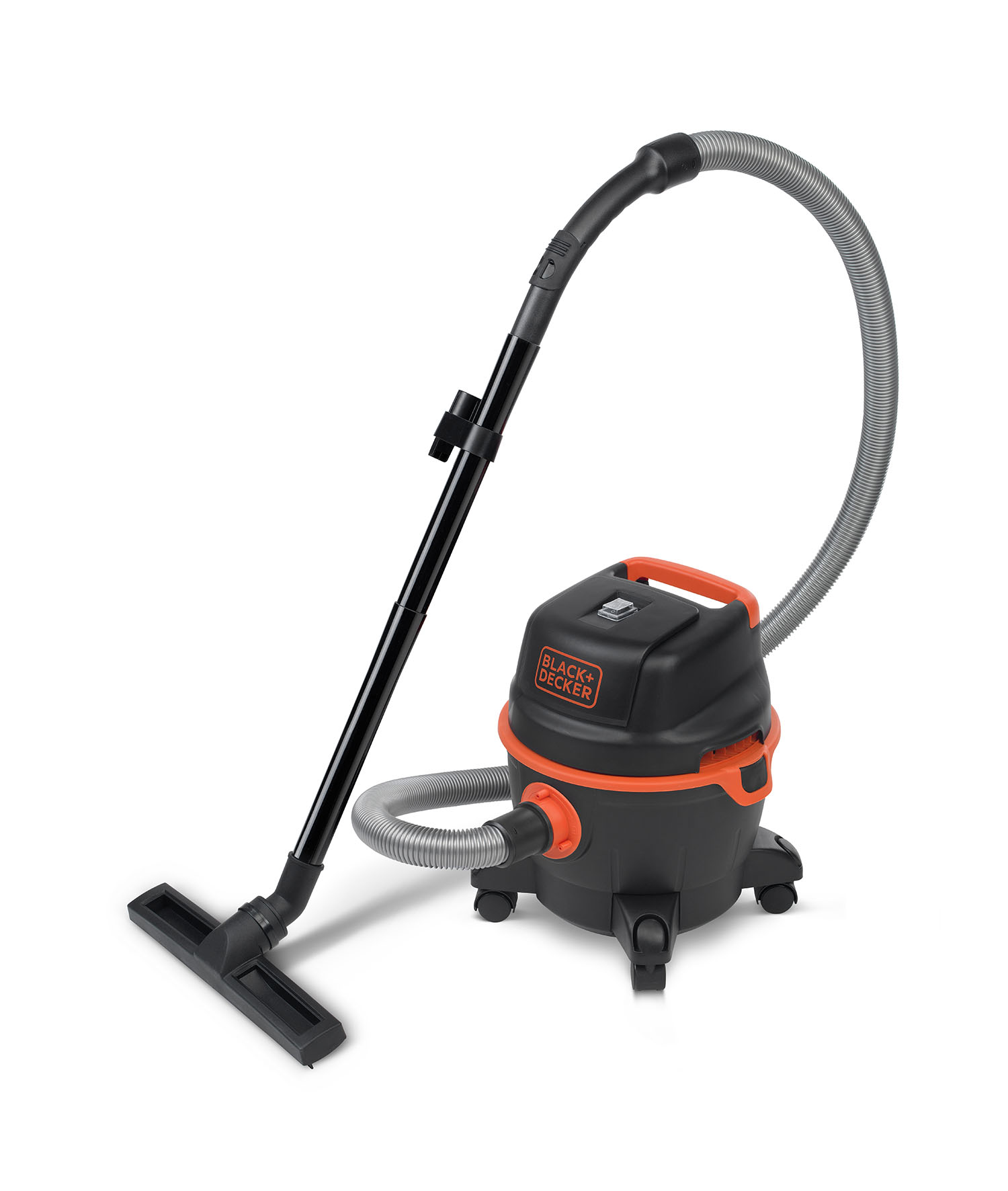 Vysávač na mokré a suché vysávanie podlahy BLACK+DECKER - 1200 W - 15 l - čierny - oranžový