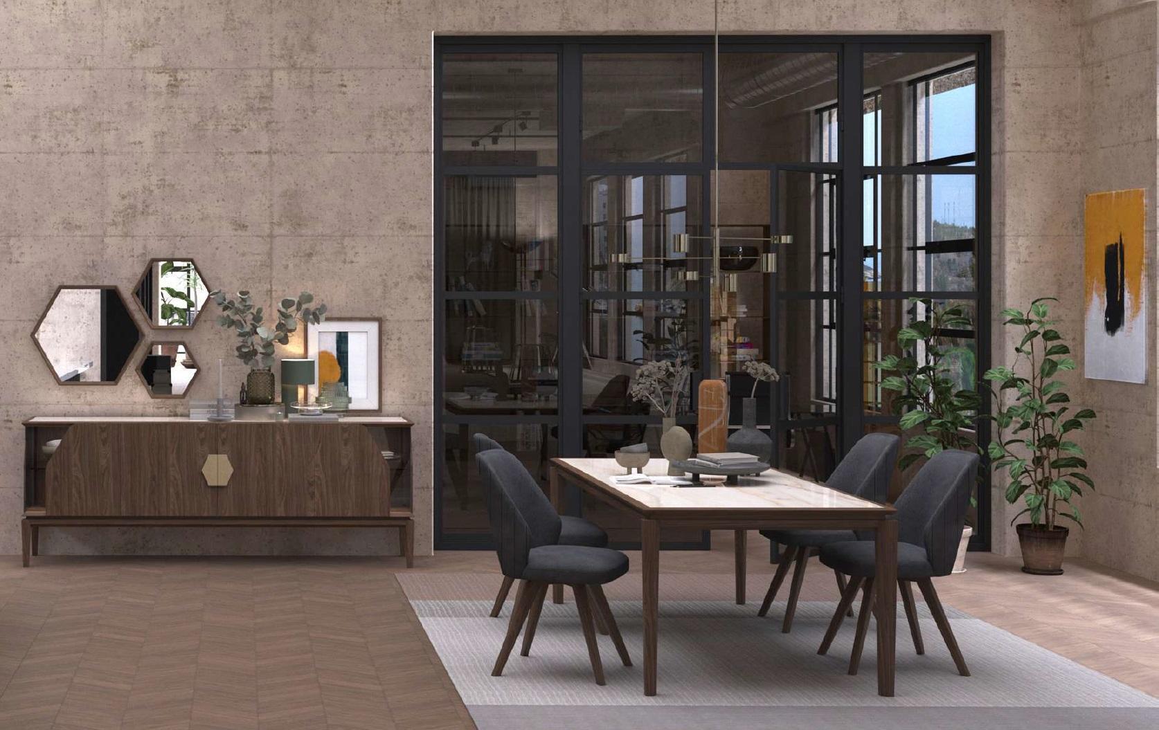 Esszimmer Küchentisch Luxus Echtholzmöbel Moderne JVmoebel