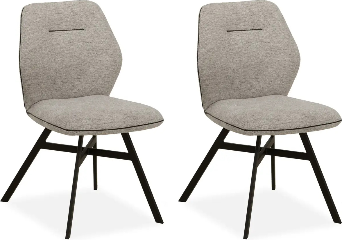 MX Sofa Esszimmerstuhl Jaimie – Dolphin (2er-Set) ICH-377.004