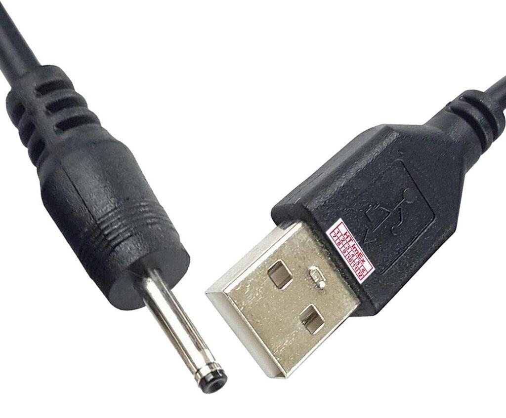 HT ImEx USB Kabel Stromkabel DC Hohlstecker Ladekabel für TrekStor SurfTab Wintron ST10432-3, Volkstablet SurfTab ventos
