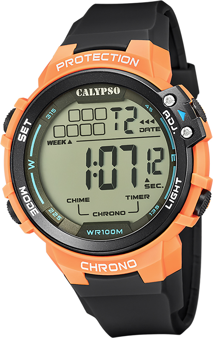 Pánske hodinky Calypso plastové čierne Digitálne náramkové hodinky Calypso D2UK5817/4