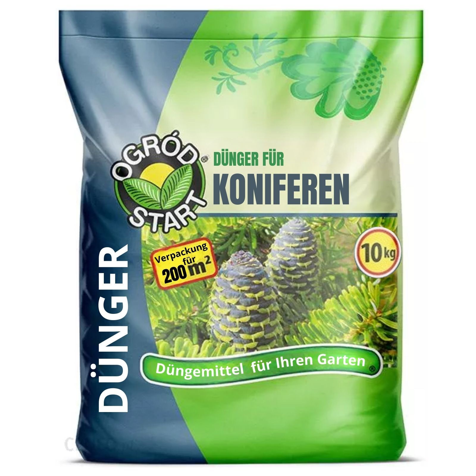 Ampol Koniferendünger Tannendünger Heckendünger Thujadünger NPK Magnesium 200m2 10kg