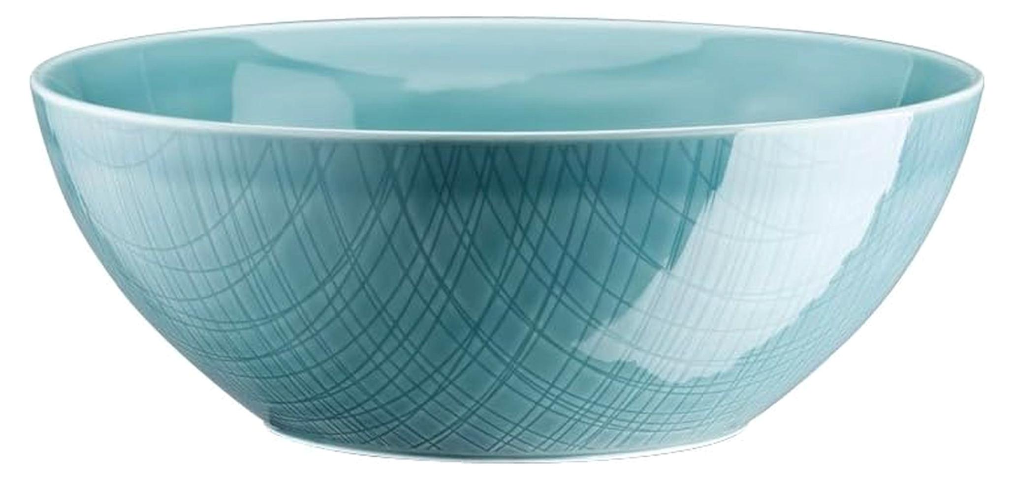 Markenlos Aqua Schüssel 24 cm aus Porzellan