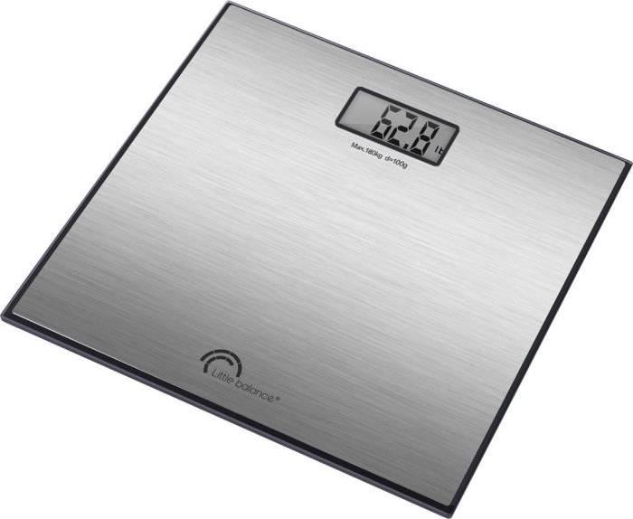 Personenwaage - LITTLE BALANCE - 8159 - EXKLUSIV - 180 kg / 100 g - Edelstahl LIT3760240781592