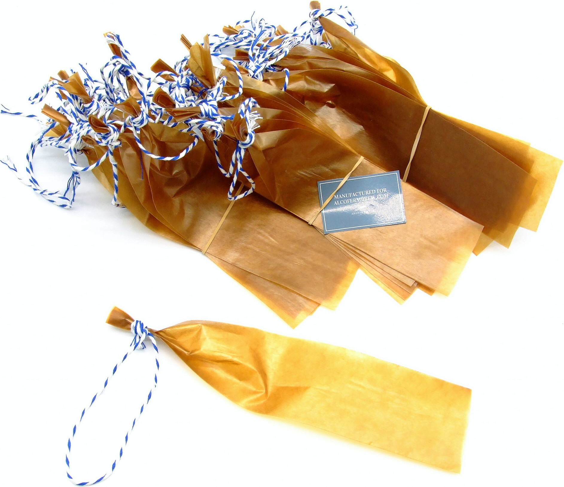 Alcofermbrew Kunstdarm 45mm / 30cm – 30 Stücke, Kollagenhülle für Wurst, Wursthülle, Rohwurstdarm