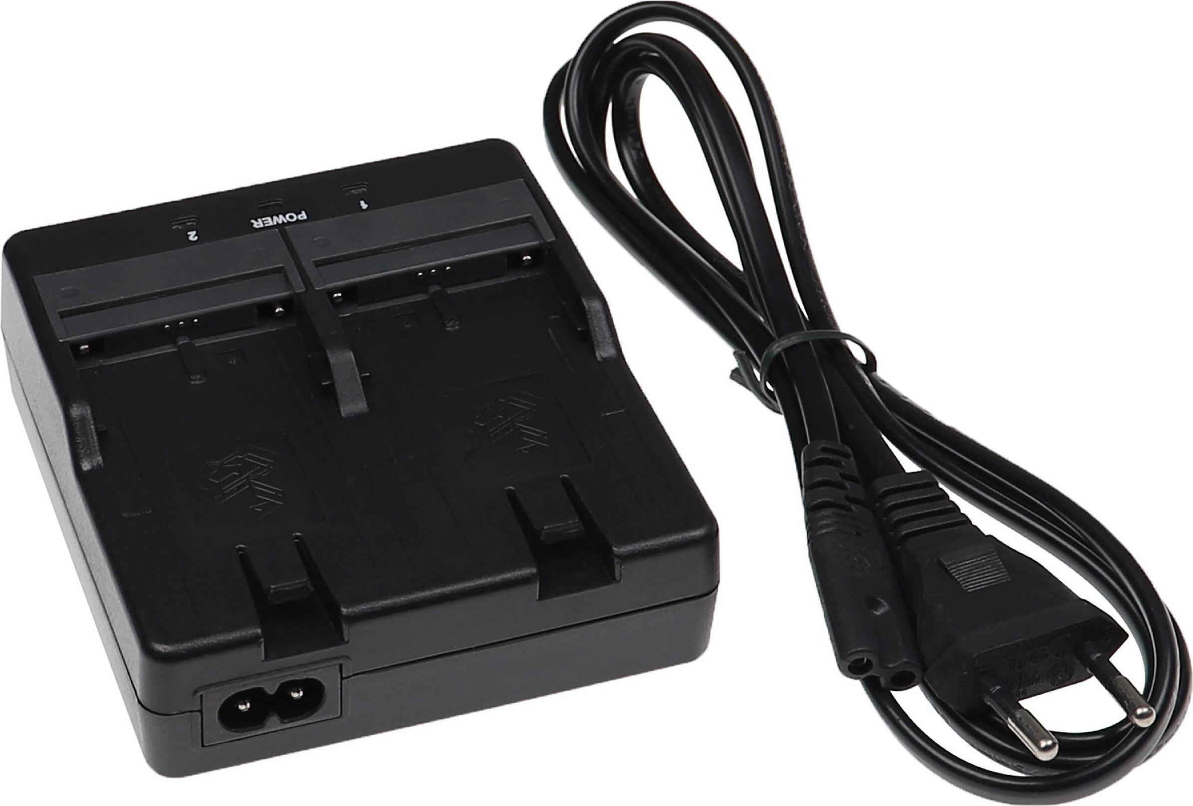 vhbw Dual Ladegerät kompatibel mit Sokkia GRX1 Receivers, LDT520 Laser Digital Theodolite, GRX2 Receivers, GRX1-GPS Receivers Messgerät / Akku