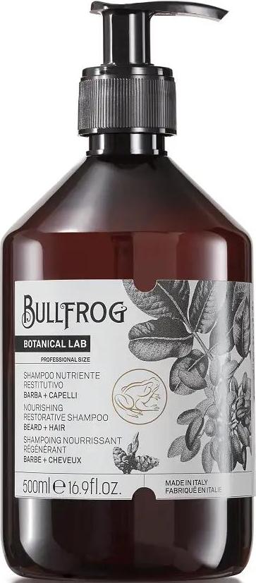 Bullfrog Botanical Lab Haar- und Bart-Regenerationsshampoo - Ochsenfrosch 500 ml U001040250023H