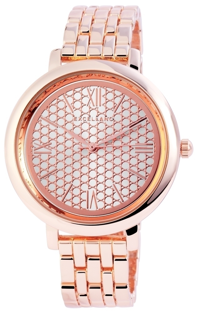 Excellanc Damenuhr mit Metallarmband 180532500043