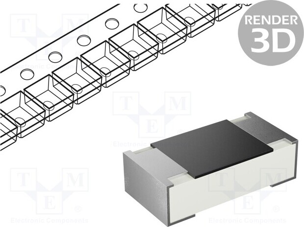 TNE 100x Widerstand: thick film 1% 47 0603 SMD 0,1W -55÷155°C 0603SAF470JT5E Widerstände _1GH_SMD0603-47R-1%