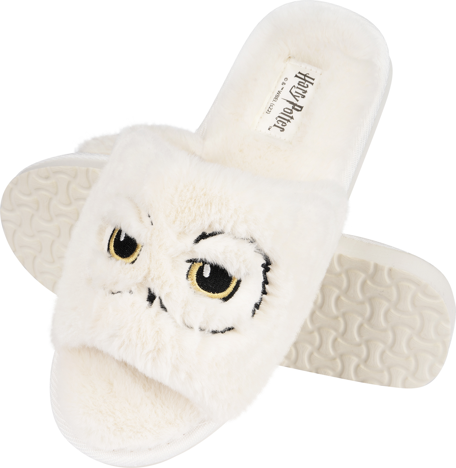 Beige Damenhausschuhe mit Fell HARRY POTTER, Größe 37-38, von SOXO, ein Geburtstagsgeschenk für eine Frau 61319.69