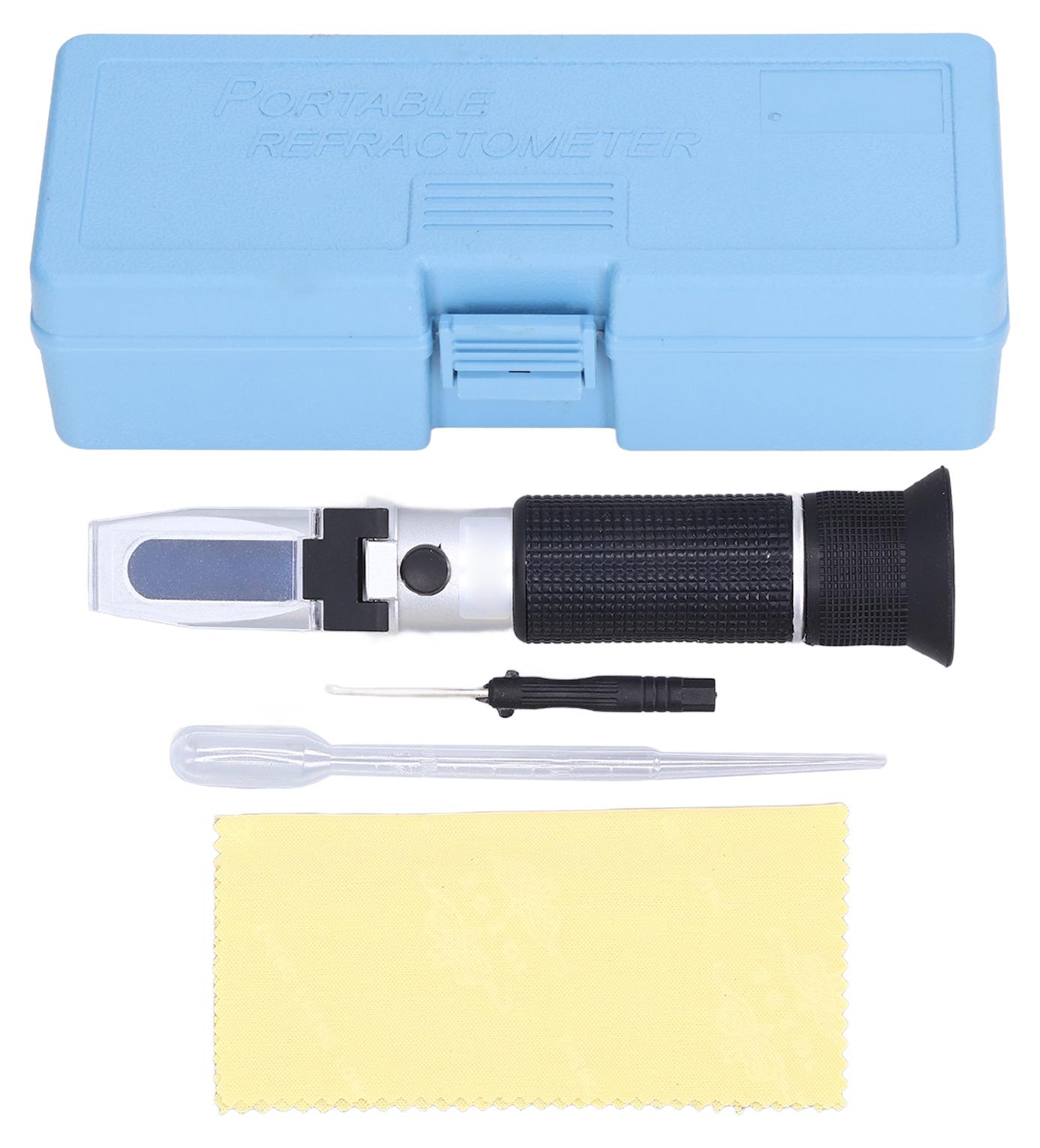 Gistuch Brix-Refraktometer-Messgerät, Dual-Skala, Handmessgerät für Zuckerbrauen