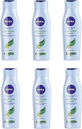 Beiersdorf Nivea Shampoo und Spülung 2 in 1 Mit Aloe Vera Pflege 50ml 6er Pack s67945-6