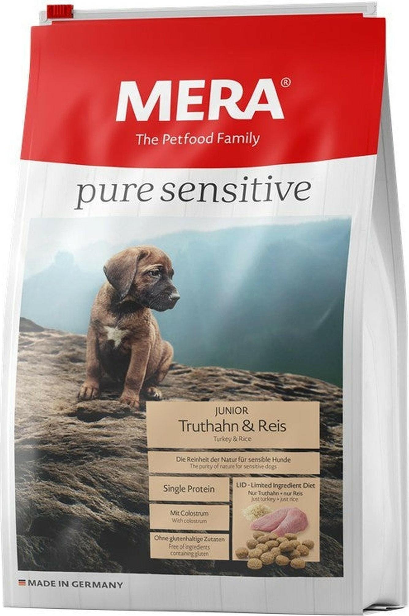 MERA Tiernahrung GmbH Mera Dog Pure Junior Truth & Reis 1kg
