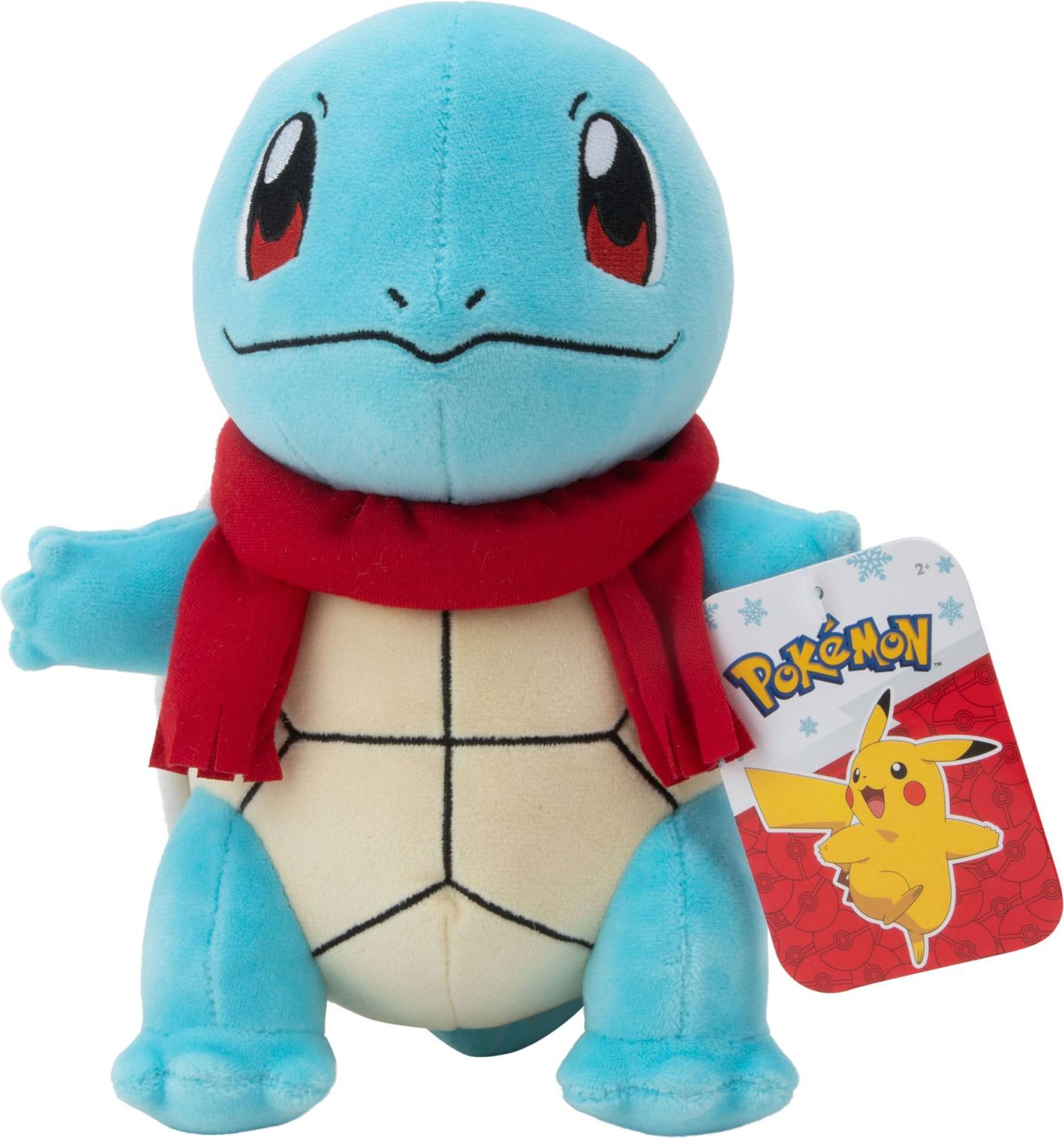 Jazwares Pokémon Plüschfigur Winter Shiggy mit Schal 20 cm JAZPKW3102