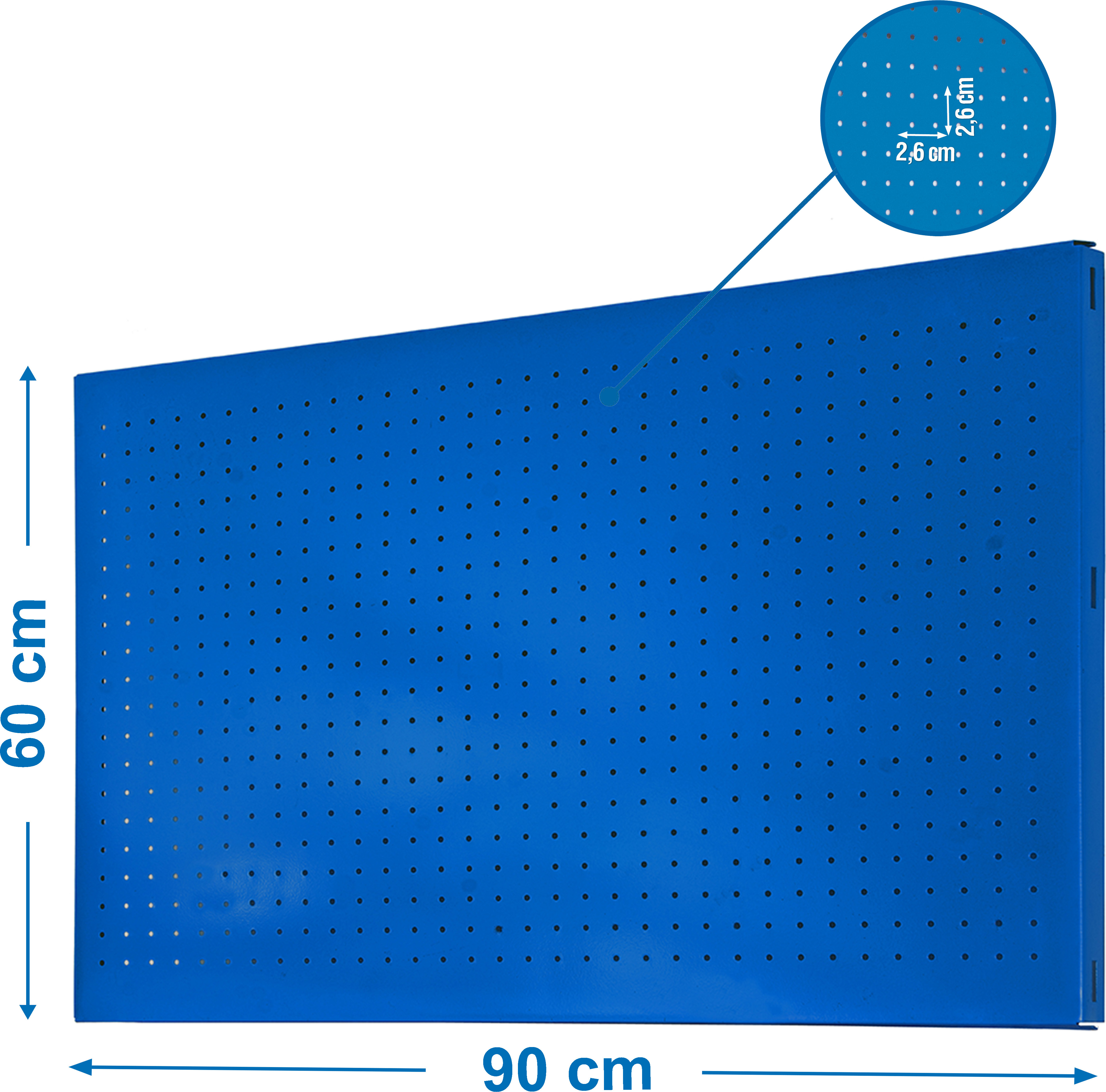 Simonrack Perforiertes Painel PERFORIERTES PAINEL 900X600mm BLAU