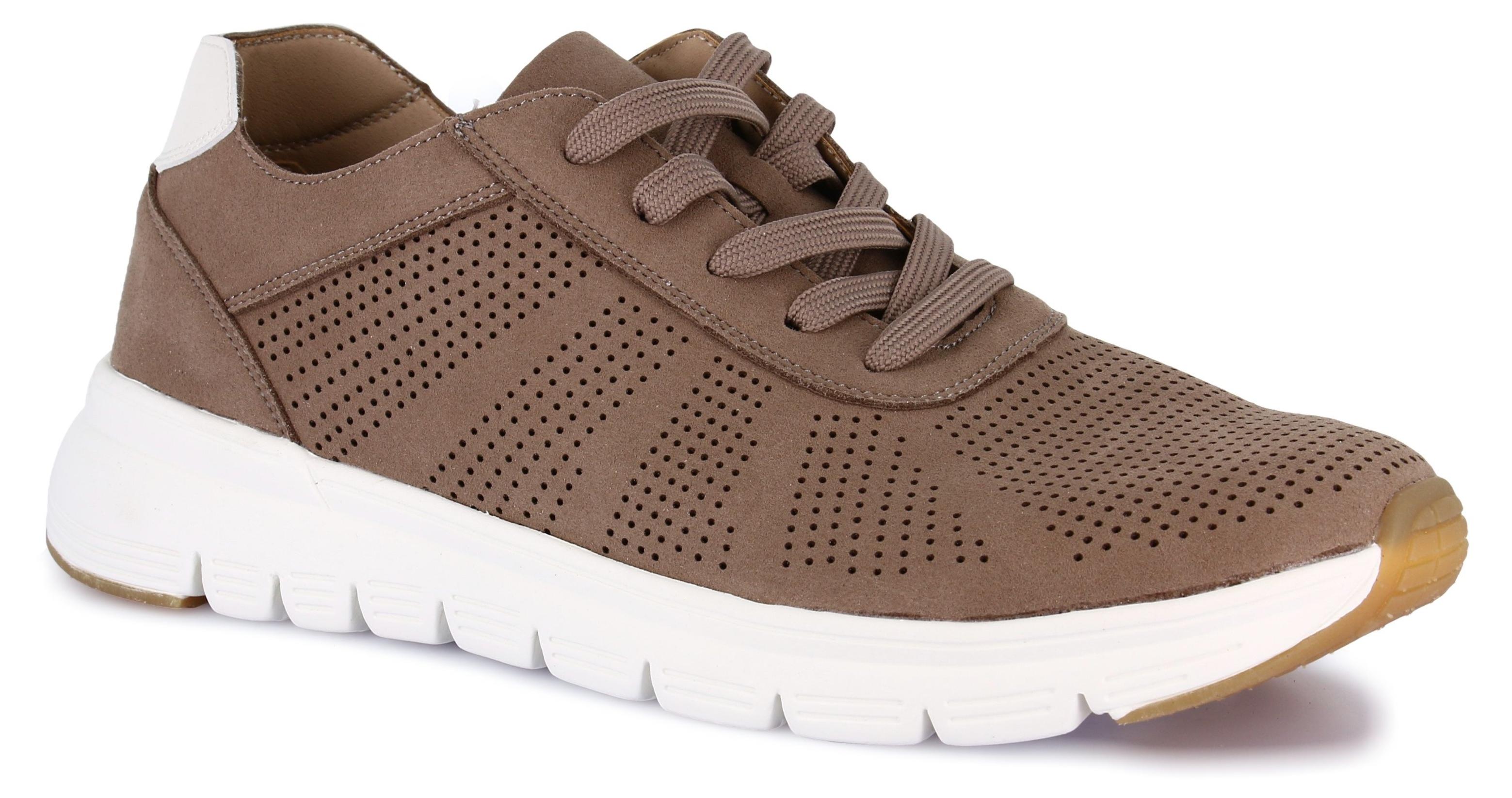 Grünland Grunland BORG SC6196 leichte Herren-Sneaker, taupe, Größe 1: 46