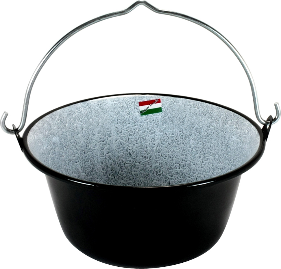 Grillplanet® Gulaschkessel 6 Liter emailliert für Kesselgulasch 1022