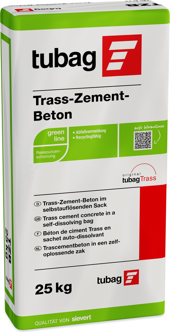 Sievert Baustoffe tubag Trass-Zement-Beton TZB C12/15 25kg 57515
