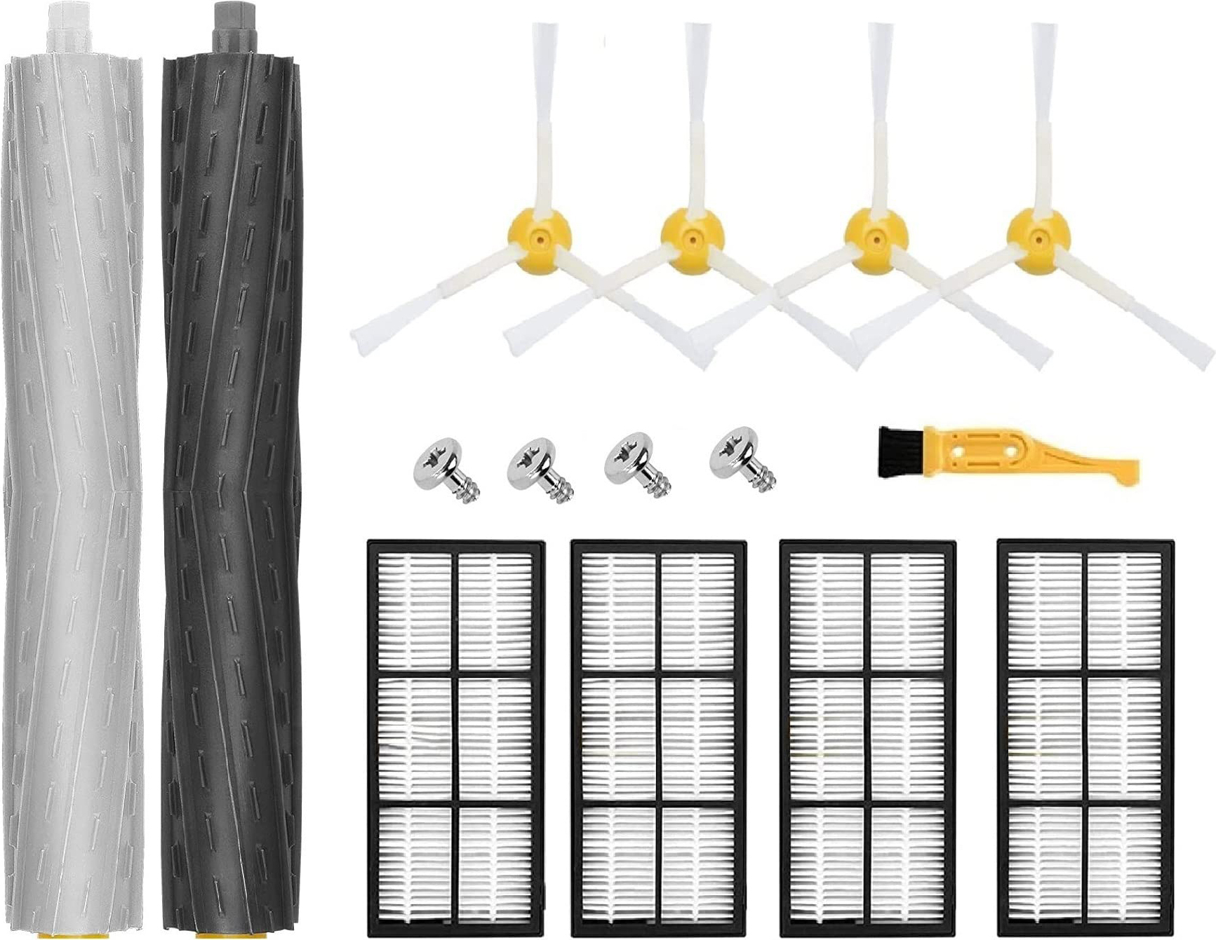 INF Príslušenstvo pre iRobot Roomba 900 séria 800 15 kusov Viacfarebné
