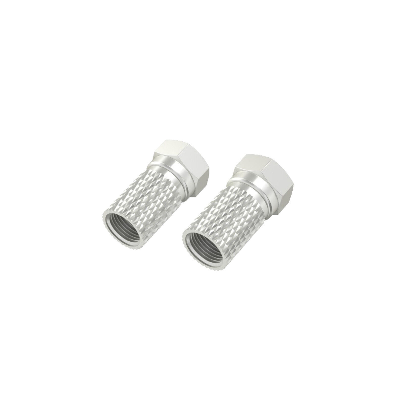 Hama F-Stecker, 7,0 mm, schraubbar, 2 Stück (00205207)
