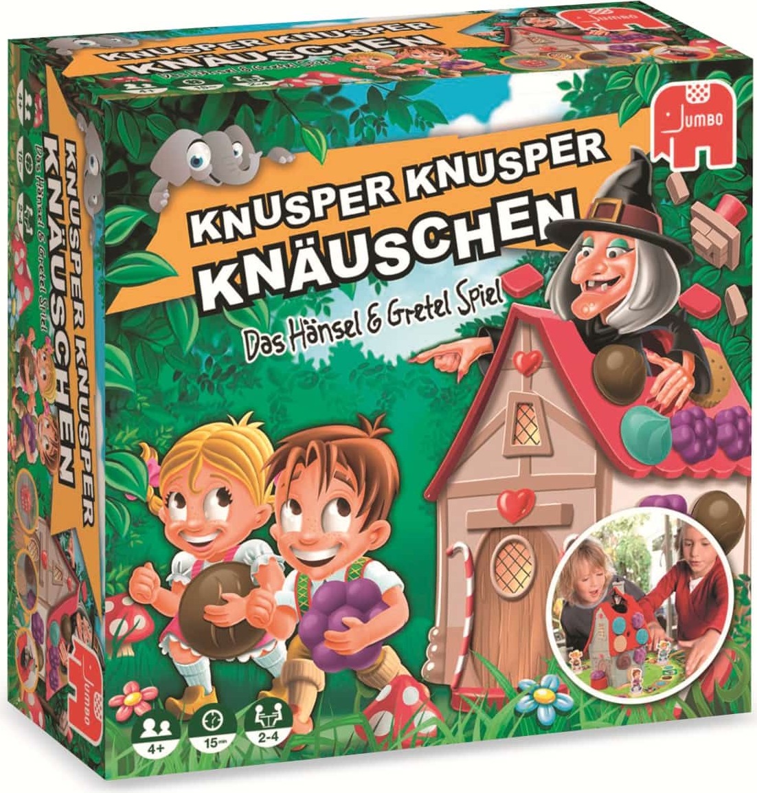 Jumbo Knusper, Knusper Knäuschen, Kartenspiel, Glücksspiel, 4 Jahr(e), 15 min, 15 min 19713