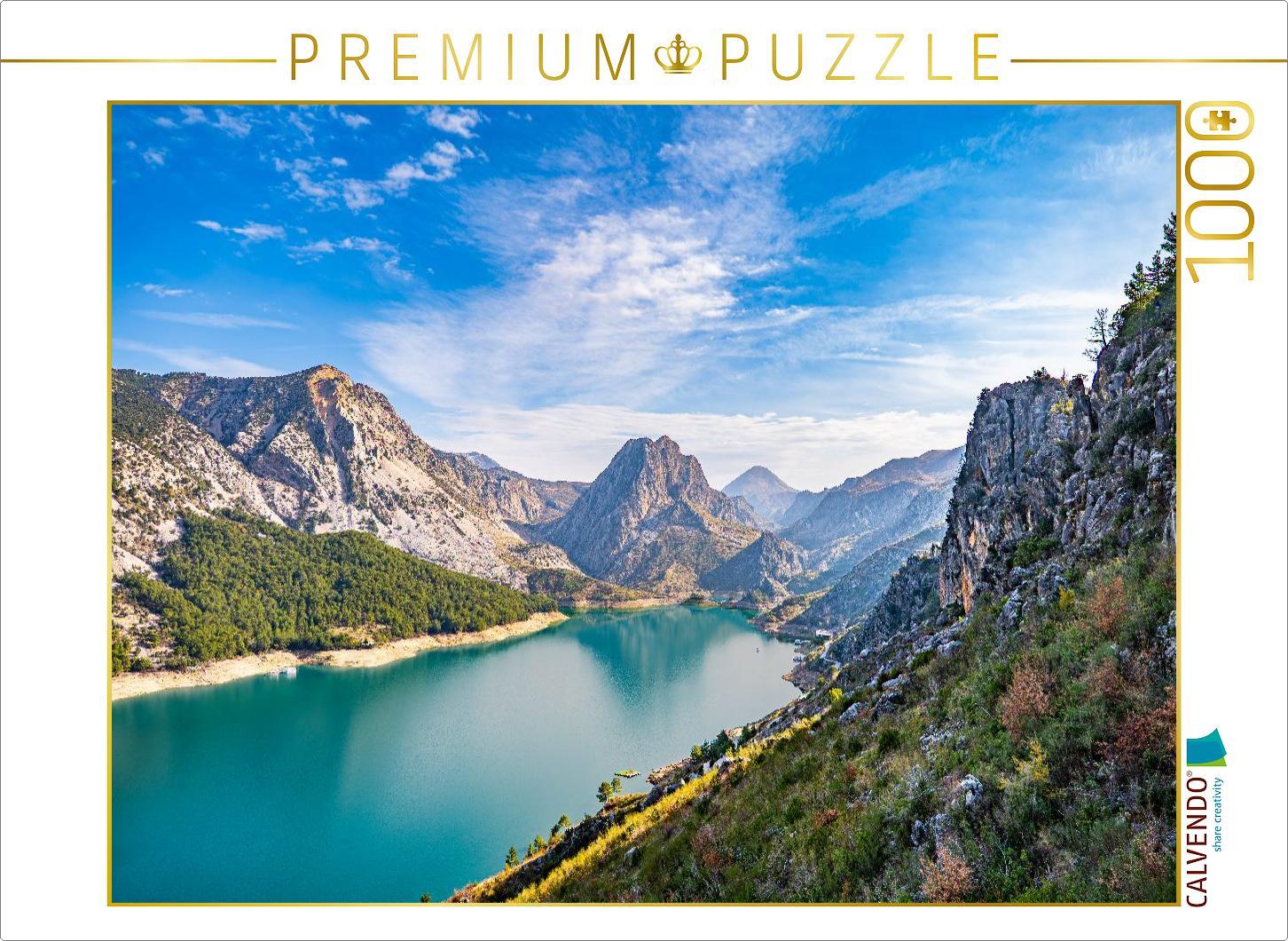 CALVENDO Puzzle Smaragdgrüne Tiefen im Taurusgebirge | 1000 Teile Lege-Größe 64x48cm Foto-Puzzle für glückliche Stunden