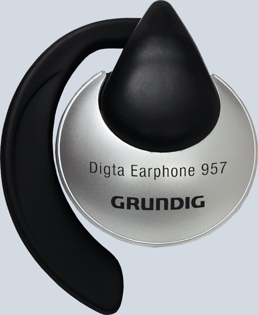 Grundig slúchadlá Digta Earphone 957 Stenorette series Digta Soundbox 830 Digta Station 447 Plus strieborná/čierna