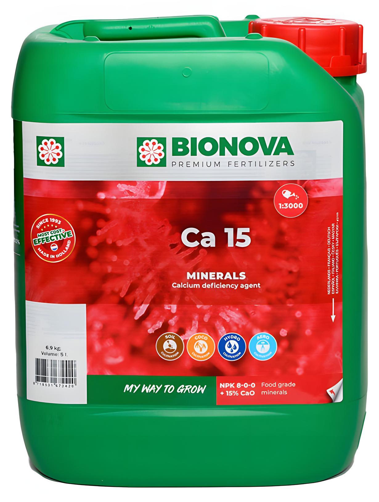 Bio Nova Nova Ca-15, Kalziumdünger, 5 Liter
