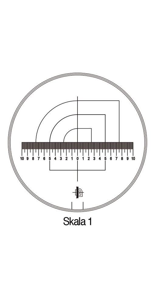 SCHWEIZER Messskala Tech-Line Skala-D.25/2,5mm Duo-Skala 1-Standard - 9450 09450