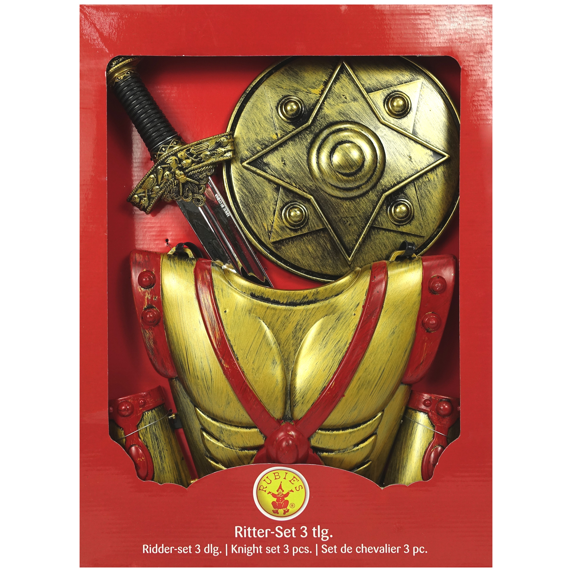 Kinder Ritter Set ("3-tlg." / 5-tlg.) Rubies 6300681 (P)