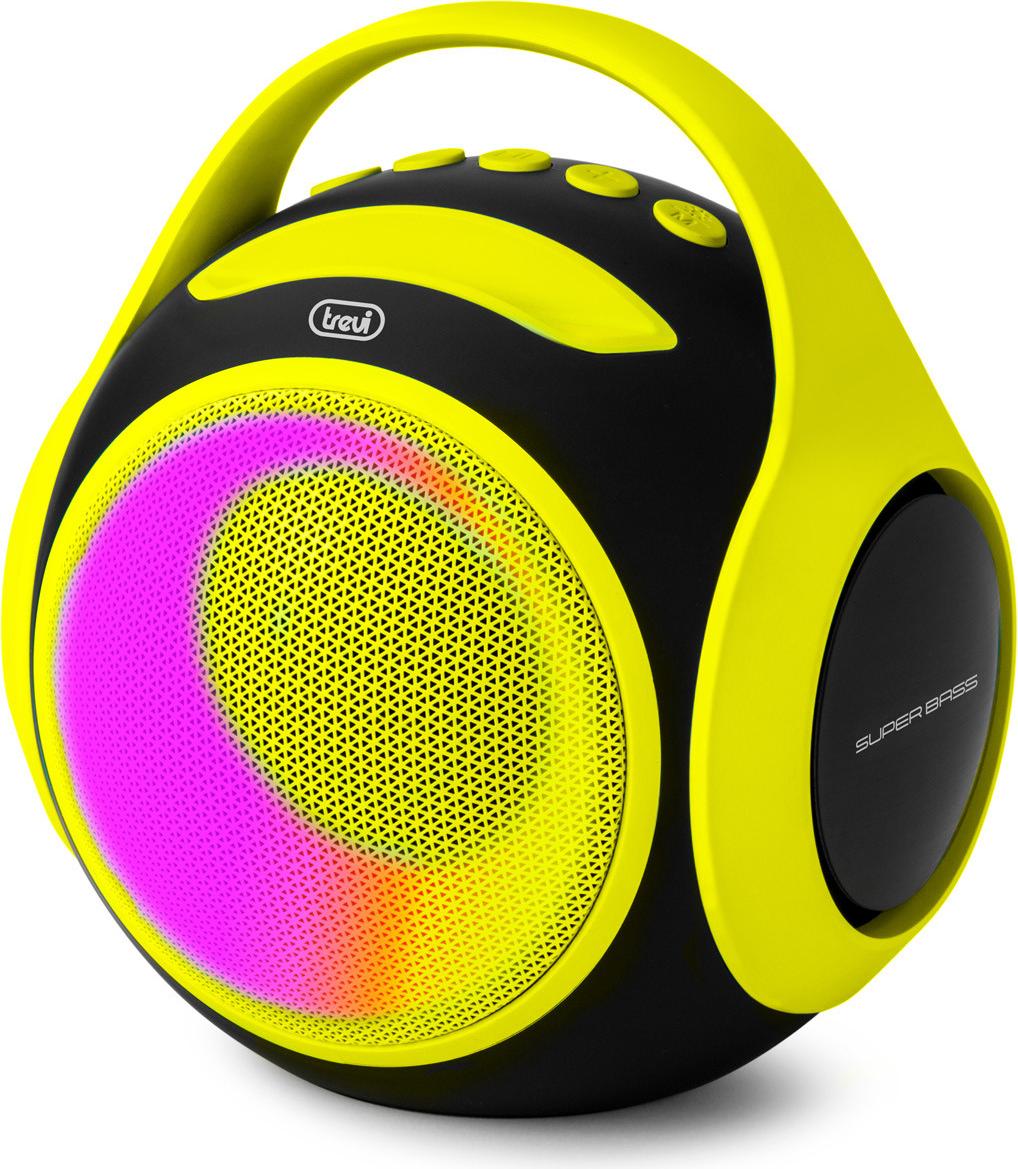 Trevi XR 8A 202, 20 W, Bezdrôtový, USB Typ-C, Párty reproduktor, Žltá, Vodeodolný