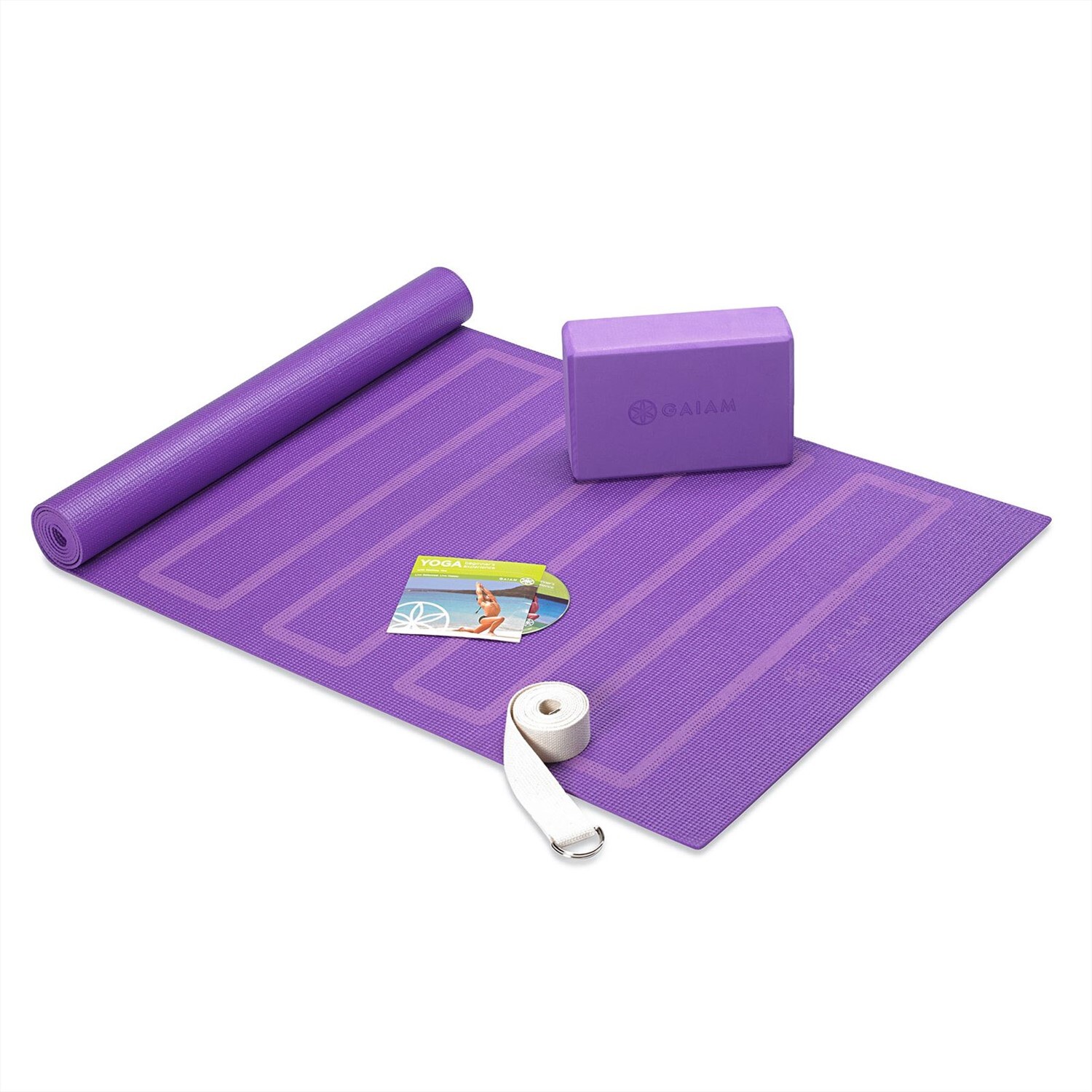 Gaiam Yoga Anfänger-Set – Lila 30051