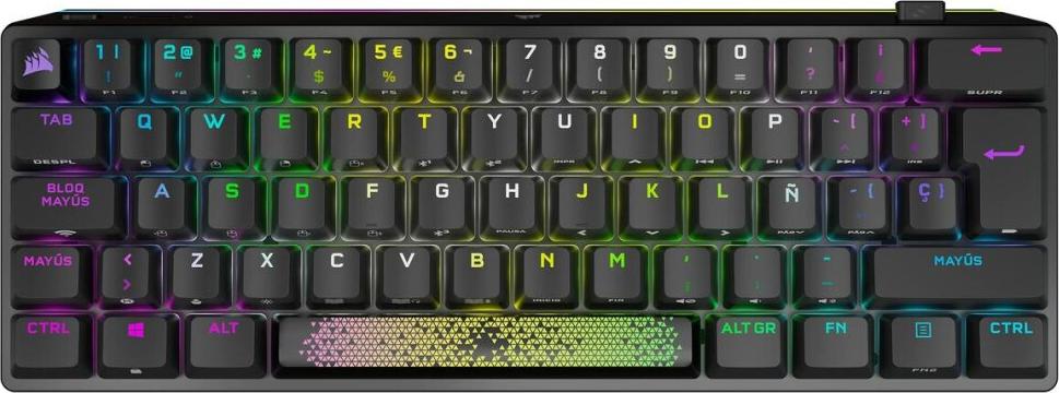 Gaming Tastatur Corsair K70 Pro Mini Qwerty Spanisch Schwarz