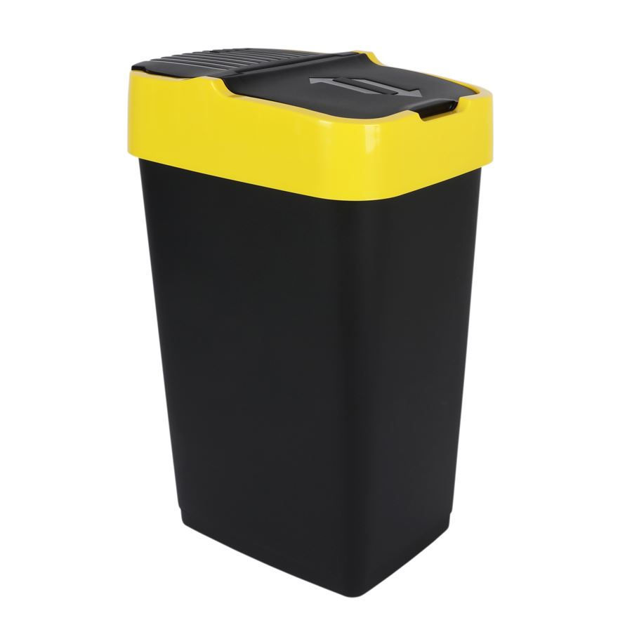 4x 60L Stefanplast® Mülleimer Set Abfalleimer Mülltrennsystem mit Schwingdeckel 